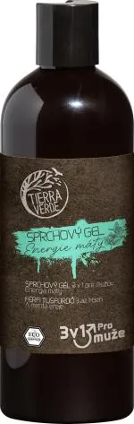 Tierra Verde Duschgel 3 in 1 für Männer Energy of mint Flasche 500 ml