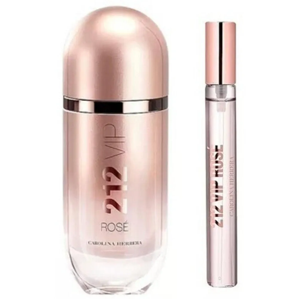 212 VIP Rosé 80 ml + EDP MINI Eau de Parfum für Damen 10 ml