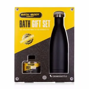 Accentra Bath Body Toolkit Badegeschenkset Duschgel 140 ml + Thermoflasche