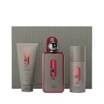 9 pm Rebel Eau de Parfum Unisex 100 ml + Körperspray 150 ml + Duschgel
