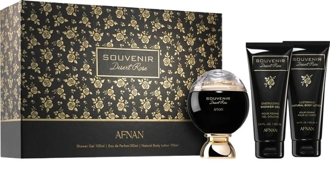 Souvenir Desert Rose Unisex Eau de Parfum 100 ml + Körperlotion 100 ml + Duschgel