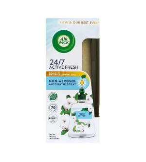 Air Wick Active Fresh Frische Baumwolle automatischer Lufterfrischer 228 ml