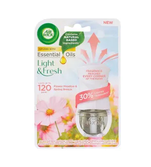 Air Wick Blühende Wiese elektrischer Lufterfrischer 19 ml Gerät + Nachfüllung