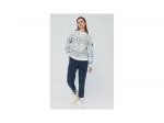 Ecoalf Akaroa Sweatshirt Woman Navy Stripe