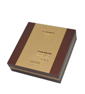 Al Haramain Amber Oud Extreme Gold Edition Unisex-Geschenkset Parfümextrakt 75 ml + Parfümextrakt 30 ml + Deospray