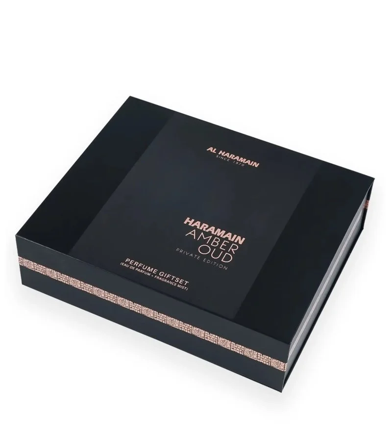 Amber Oud Private Edition Geschenkset Unisex Eau de Parfum 75 ml + Eau de Parfum 30 ml + Körperspray 200 ml