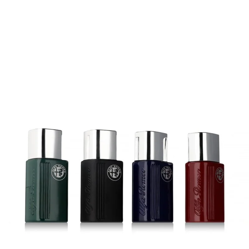 Alfa Romeo Black Green 15 ml + EDT Black 15 ml + EDT Blue 15 ml + EDT Red Eau de Toilette für Herren
