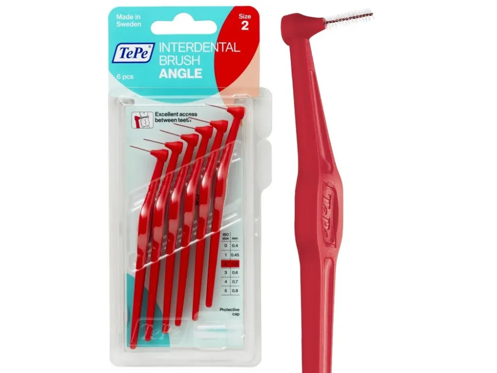 Angle Interdentalbürsten 0,5 mm 6 Stück