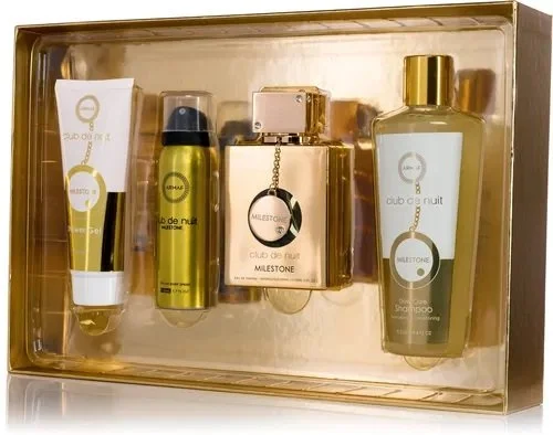 Club de Nuit Milestone Set – 30 ml Eau de Parfum + Haarparfum 55 ml + Seife 130 g + Körperspray 50 ml