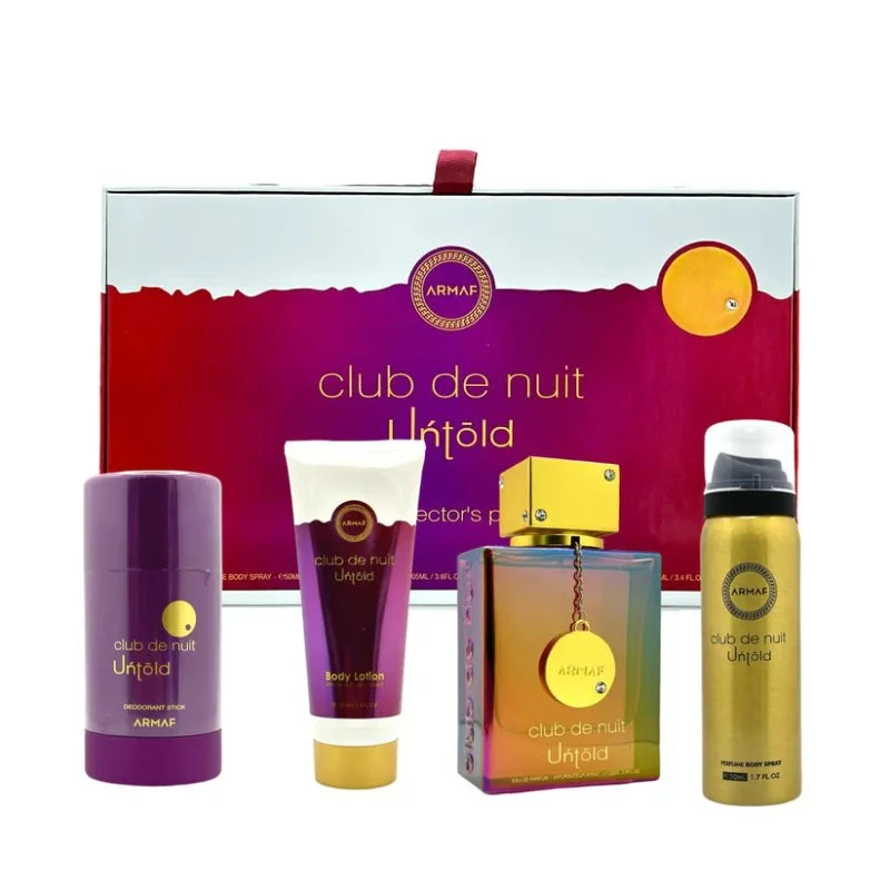 Club de Nuit Untold Set – Eau de Parfum 105 ml + Bodyspray 50 ml + Deostick 75 g + Bodylotion 100 ml