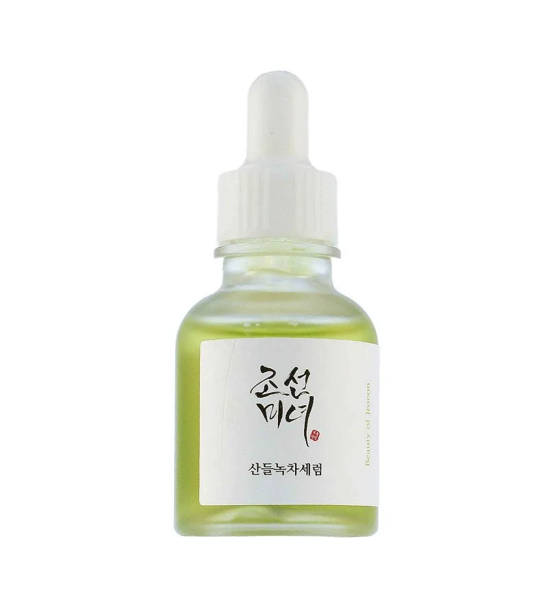 Beruhigendes Serum mit grünem Tee + Panthenol zur Beruhigung und Stärkung empfindlicher Haut 30 ml