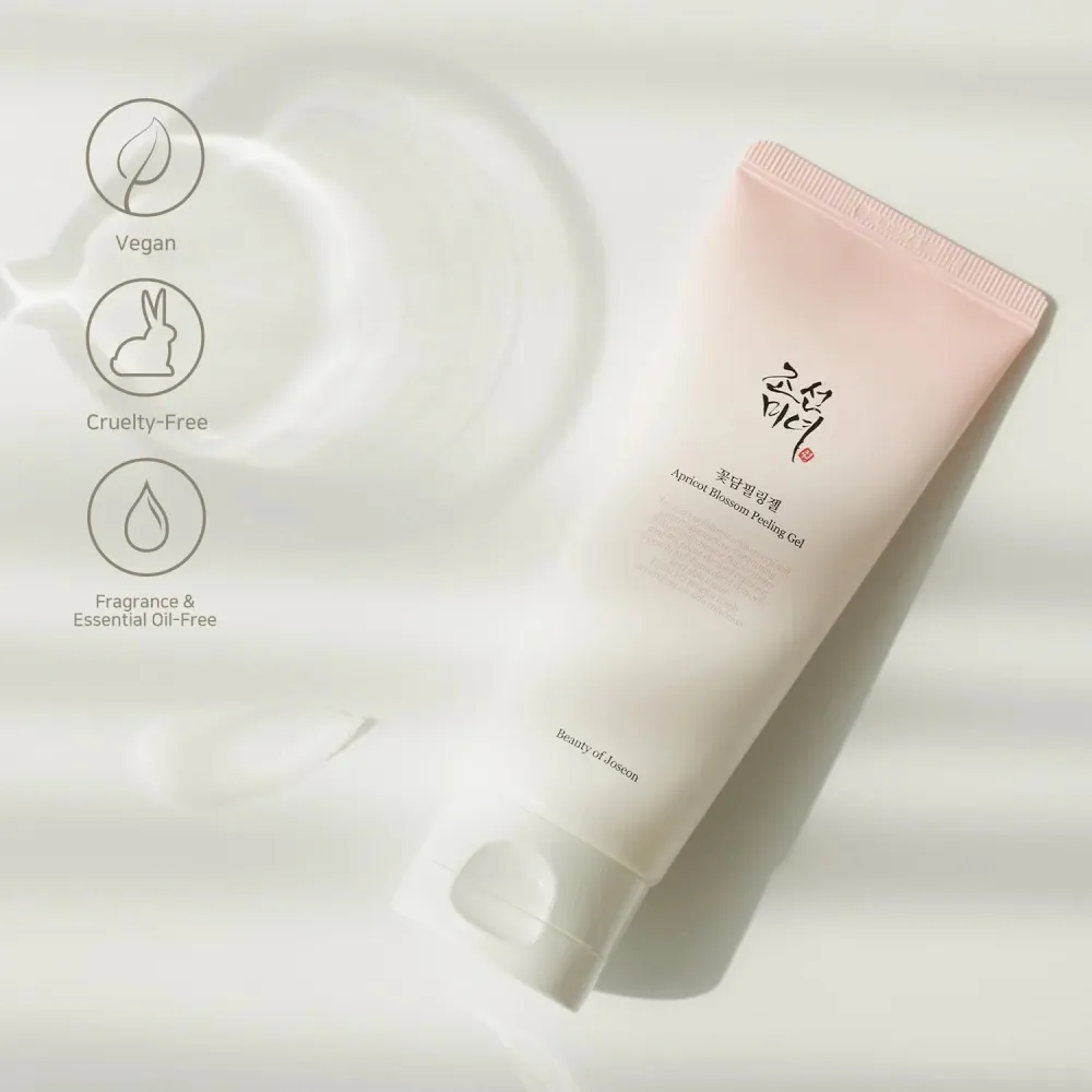 Apricot Blossom Peeling-Gel sanftes Gesichtspeeling 100 ml