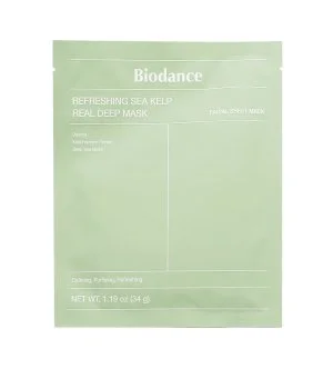 Biodance Refreshing Sea Kelp Real Deep Mask beruhigende Hydrogel-Gesichtsmaske 34 g