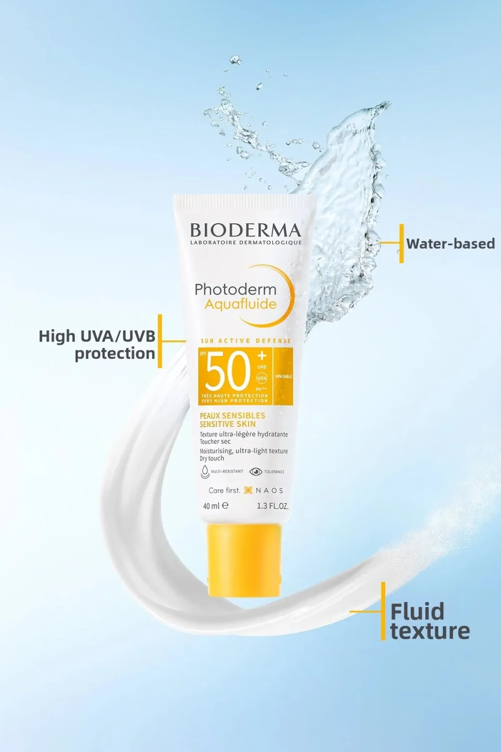 Photoderm Aquafluide feuchtigkeitsspendende Sonnencreme SPF 50+ 40 ml