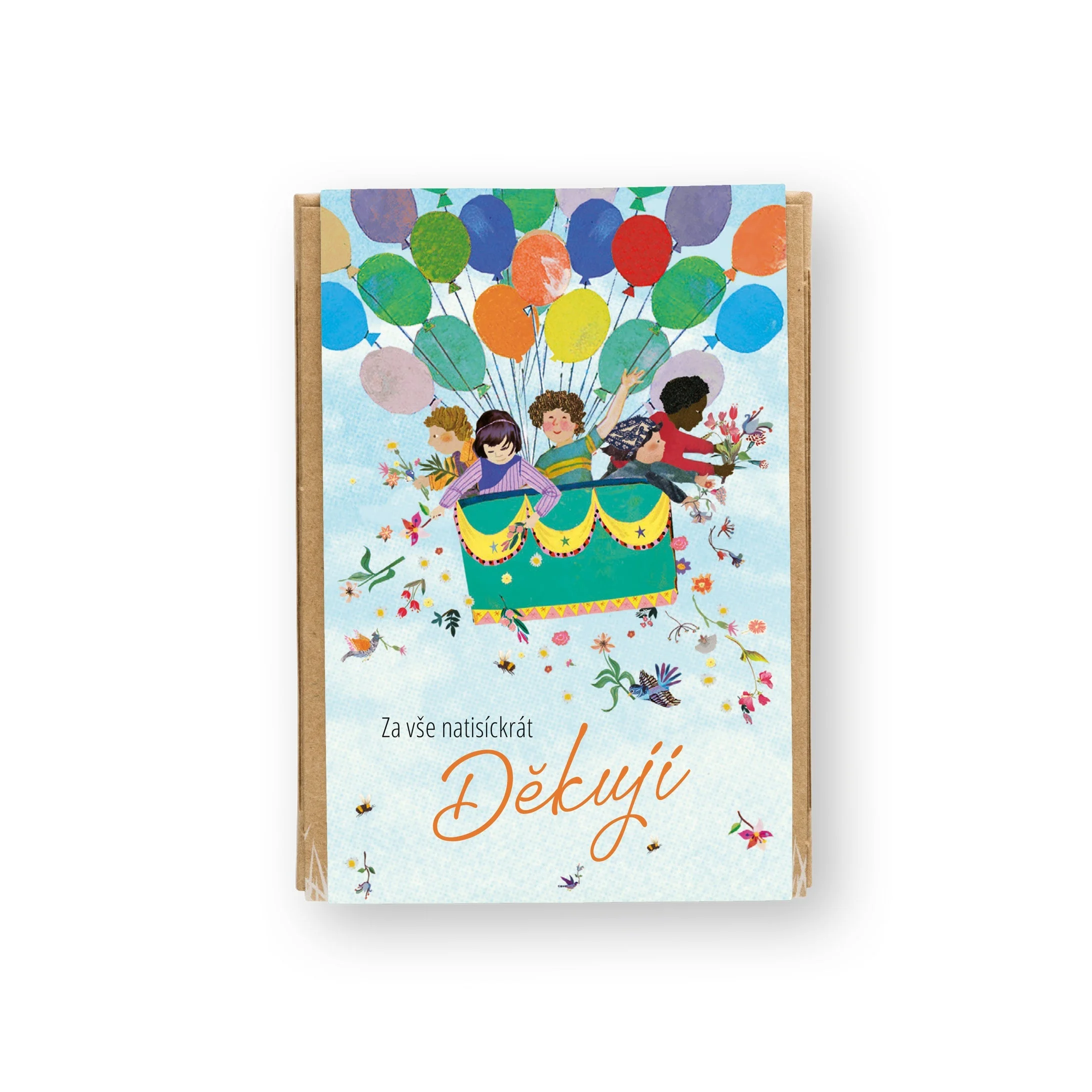 Blossombs Samenbomben - Mini-Geschenkset - Tausend Dank für alles (4 Stk.) - Schenken Sie Blumen mal anders