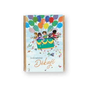 Samenbomben - Mini-Geschenkset - Tausend Dank für alles (4 Stk.) - Schenken Sie Blumen mal anders