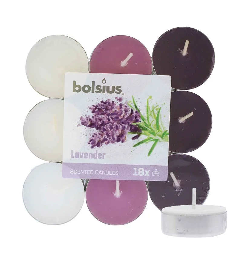 Duft-Teelichter Lavendel 4 Std. 18 St.