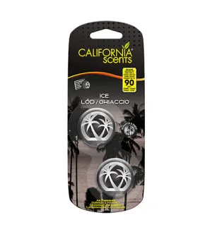 California Scents Mini Diffuser Ice Duft für das Auto 2 x 3 ml
