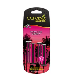 California Scents Vent Stick Coronado Cherry Duft für das Auto 4 Stk.