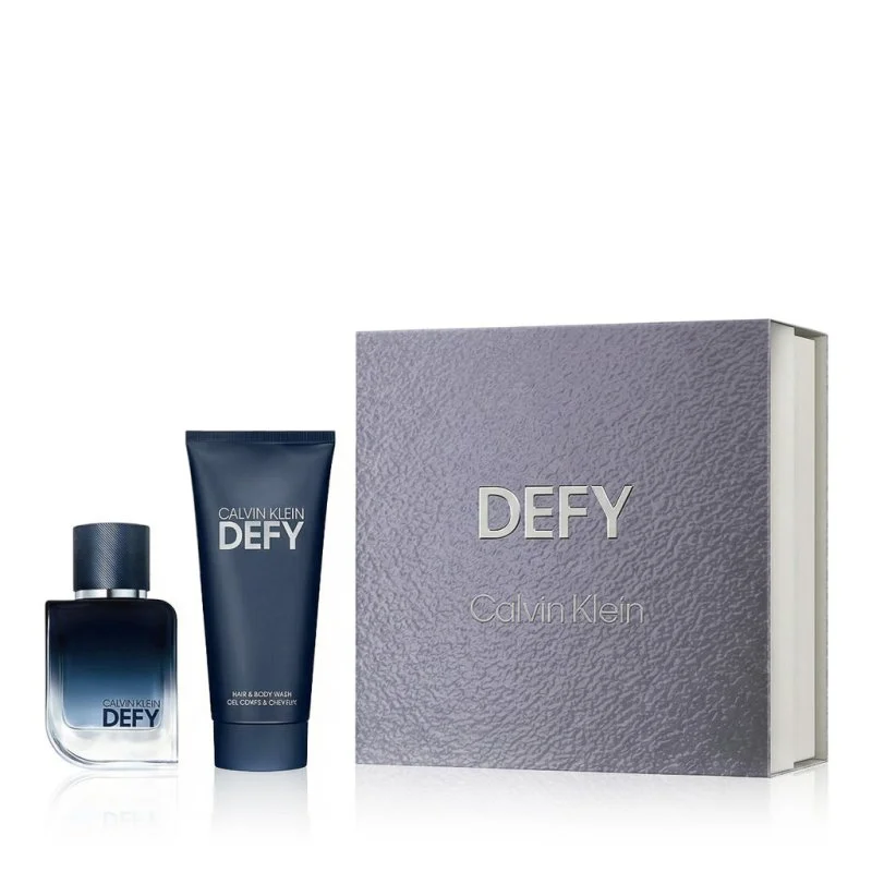 Defy Eau de Parfum EDP 50 ml + Duschgel für Körper und Haare für Herren 100 ml