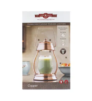 Candle Warmers Hurricane Kerzenwärmer Laterne kupferfarben