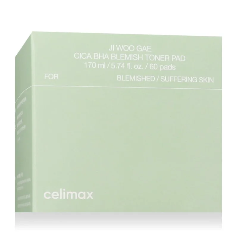 Ji Woo Gae Cica BHA Blemish Toner-Pads 60 Stk.
