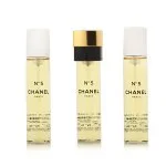 Chanel No 5 Eau de Toilette für Damen Nachfüllung für Taschenzerstäuber 3 x 20 ml
