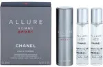 Allure Homme Sport Eau Extreme Eau de Toilette 3x20 ml für Männer nachfüllbarer Flakon