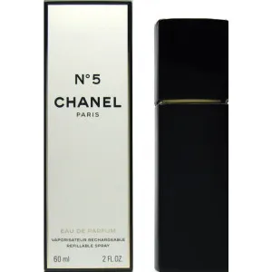 Chanel N°5 Eau De Parfum Parfümiertes Wasser 60 ml für Damen nachfüllbare Flasche