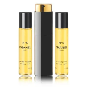 Chanel N°5 Eau De Toilette Eau de Toilette für Frauen 3x20 ml nachfüllbarer Flakon