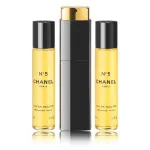 N°5 Eau De Toilette Eau de Toilette für Frauen 3x20 ml nachfüllbarer Flakon