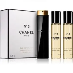 Chanel N°5 Eau De Toilette Eau de Toilette für Frauen 3x20 ml nachfüllbarer Flakon