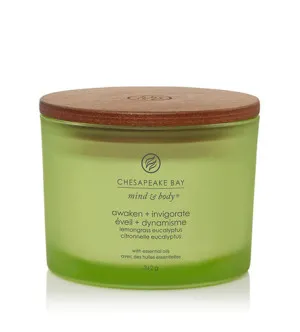Chesapeake Bay Awaken + Invigorate Duftkerze mit 3 Dochten 312 g
