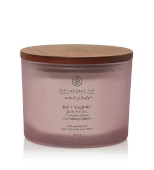 Chesapeake Bay Joy + Laughter Duftkerze mit 3 Dochten 312 g