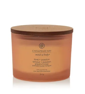 Chesapeake Bay Love + Passion Duftkerze mit 3 Dochten 312 g