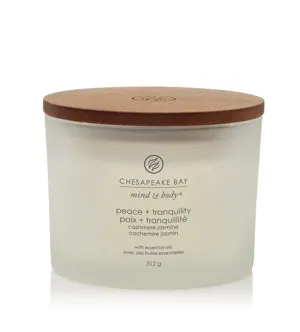 Chesapeake Bay Peace + Tranquility Duftkerze mit 3 Dochten 312 g