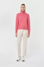 Ecoalf Cisa Knit Woman Dark Pink Melange