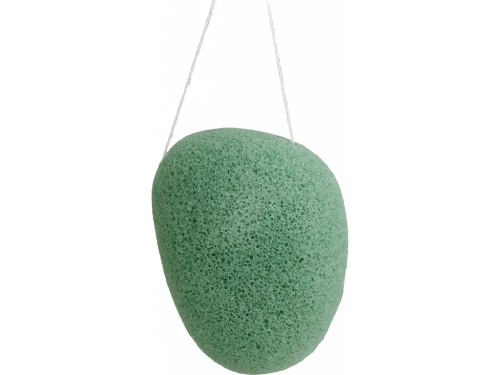 Kvitok Reinigungsschwamm Konjac mit grünem Ton (Körper)