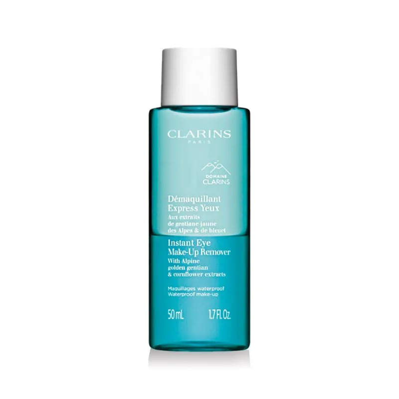 Sofortiger Augen-Make-up-Entferner mit Extrakten aus alpinem gelbem Enzian und Kornblume 125 ml