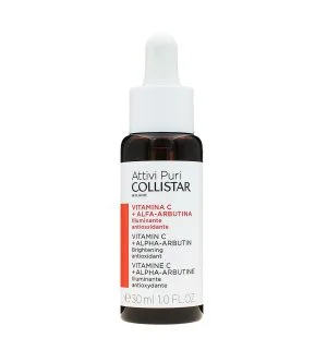 Collistar Attivi Puri Vitamin C + Alpha-Arbutin aufhellendes Gesichtsserum