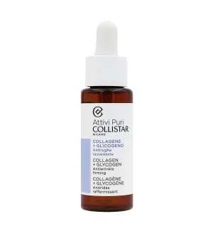Collistar Attivi Puri Collagen+Glycogen Gesichtsserum mit Kollagen zur Reduzierung von Alterserscheinungen