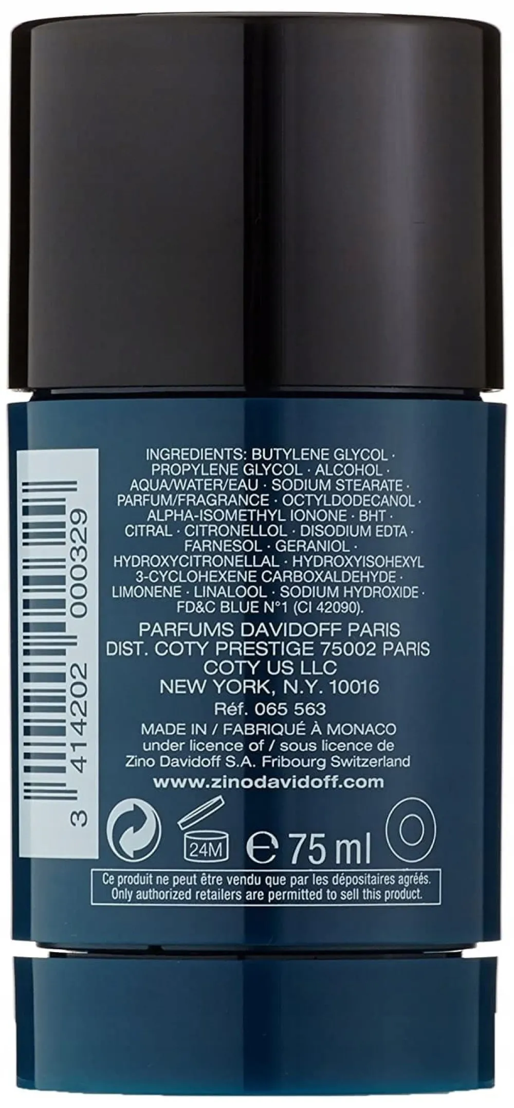 Cool Water Deostick 75 g für Herren
