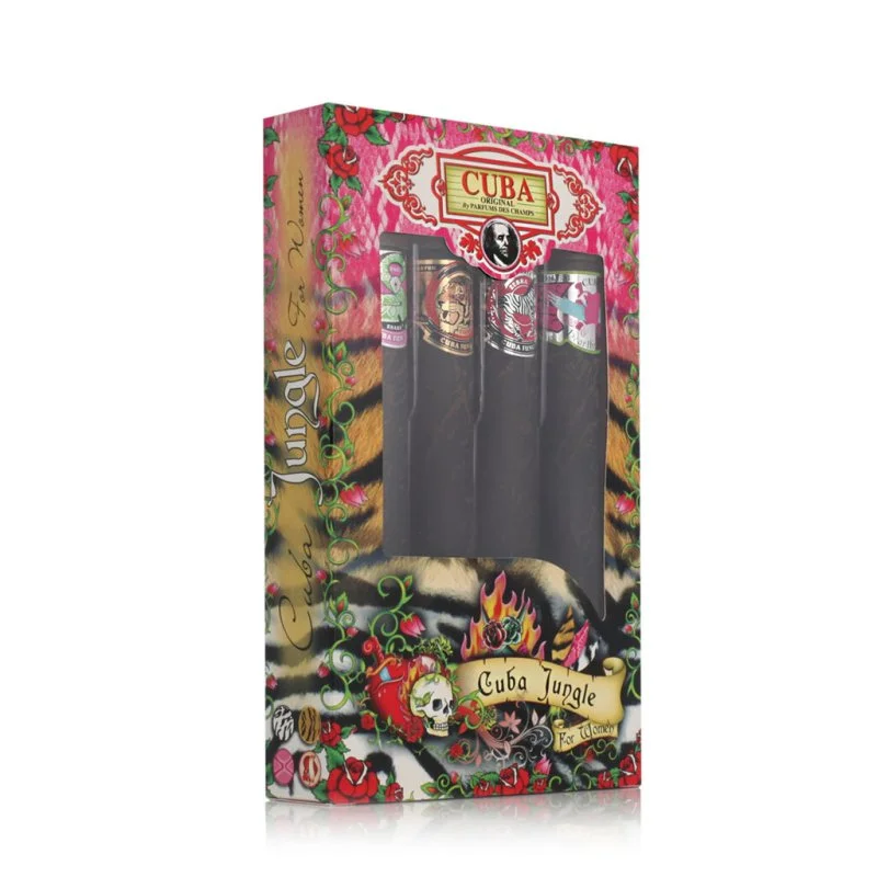 Cuba Jungle 35 ml Cuba Snake + Cuba Tiger 35 ml + Cuba Zebra 35 ml + Heartbreaker Eau de Parfum für Damen