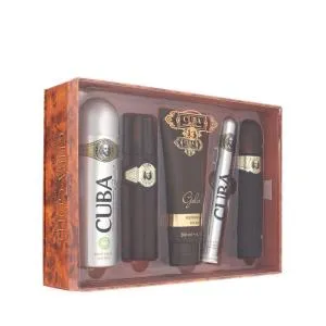 Cuba Gold EDT 100 ml + EDT 35 ml + AS 100 ml + Körperspray 200 ml + SG 200 ml M
