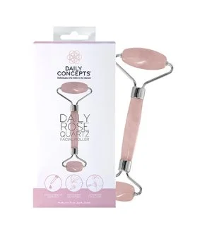 Daily Concepts Daily Rose Quartz Facial Roller Gesichtsmassageroller