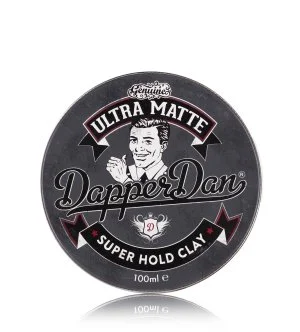 Dapper Dan Ultra Matte Clay extra stark festigende Tonpomade mit trockenem Effekt
