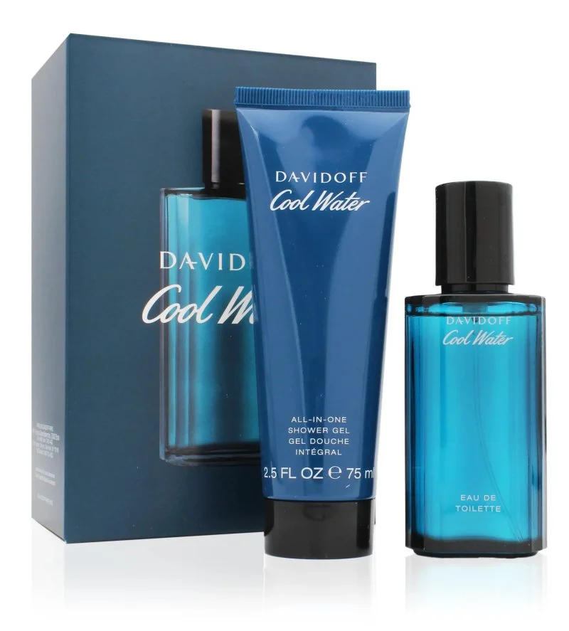 Cool Water Geschenkset 40 ml + Duschgel Eau de Toilette für Herren