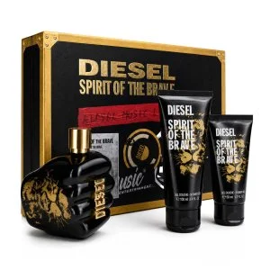 Diesel Spirit of the Brave 125 ml + Duschgel 100 ml + Duschgel Eau de Toilette für Herren