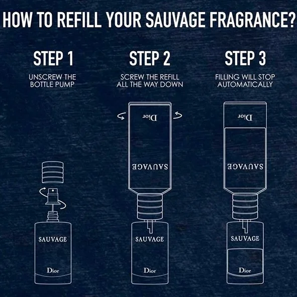 Sauvage Parfum Nachfüllung 300 ml
