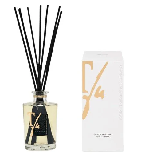 VANILLESTÄBCHEN 250 ML RAUMDUFT - TFU (10 schwarze Bambusstäbchen, 30 cm, enthalten)